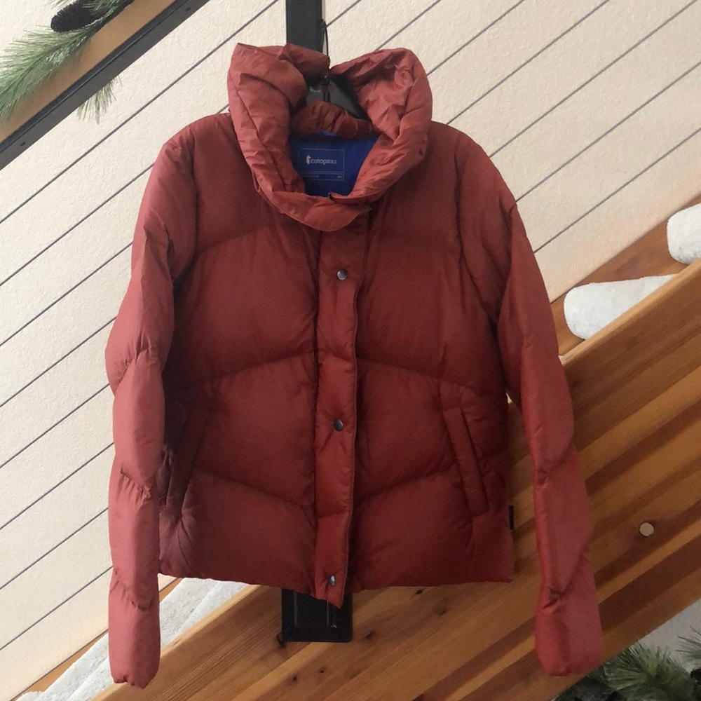 BNWOT Cotopaxi Nina Hooded Puffer Sz M Burnt Orange